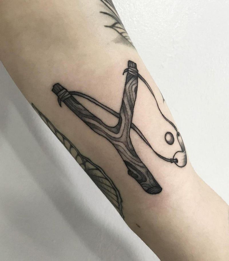 30 Perfect Slingshot Tattoos You Can Copy