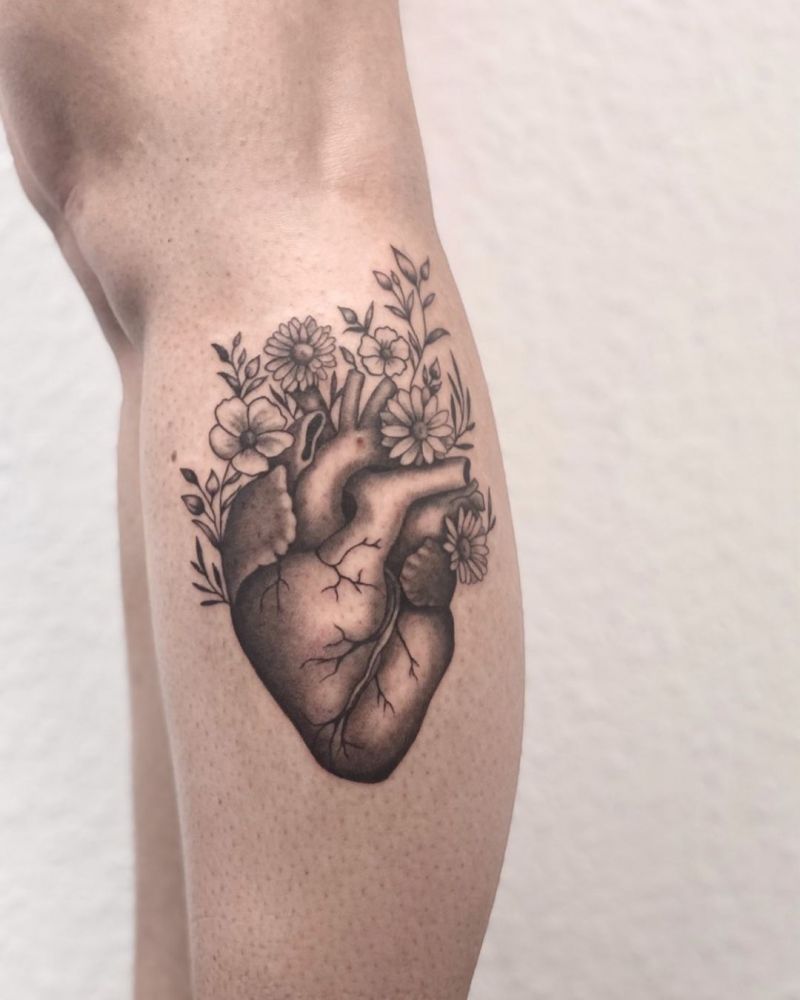 30 Pretty Anatomy Tattoos to Inspire You