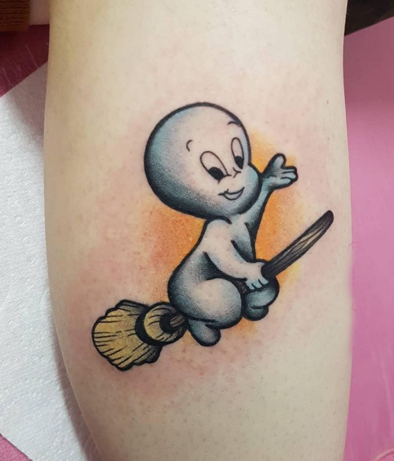 30 Cute Casper Tattoos You Must Love