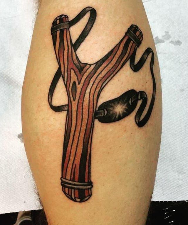 30 Perfect Slingshot Tattoos You Can Copy