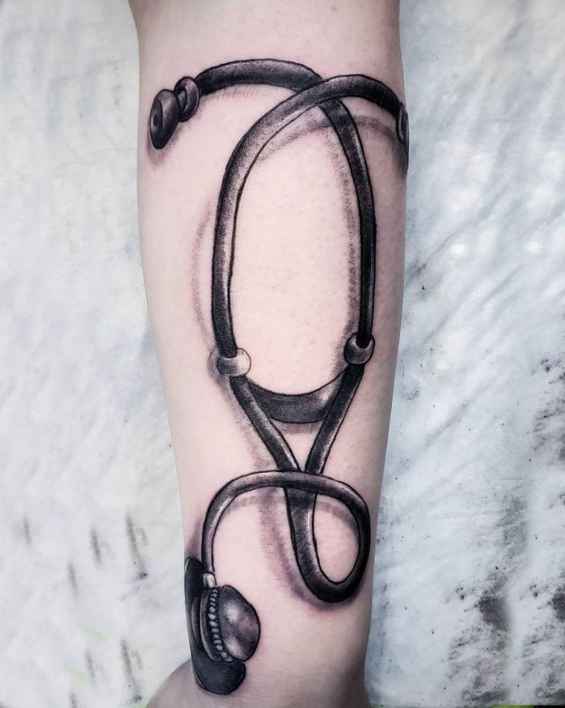 30 Pretty Stethoscope Tattoos You Can Copy