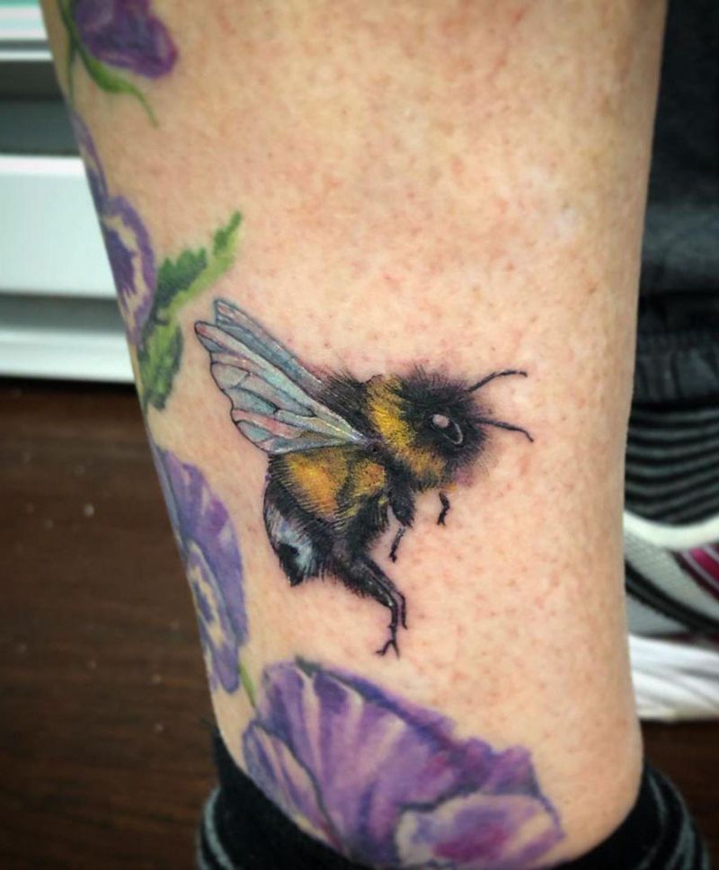 30 Pretty Bumble Bee Tattoos You Can Copy