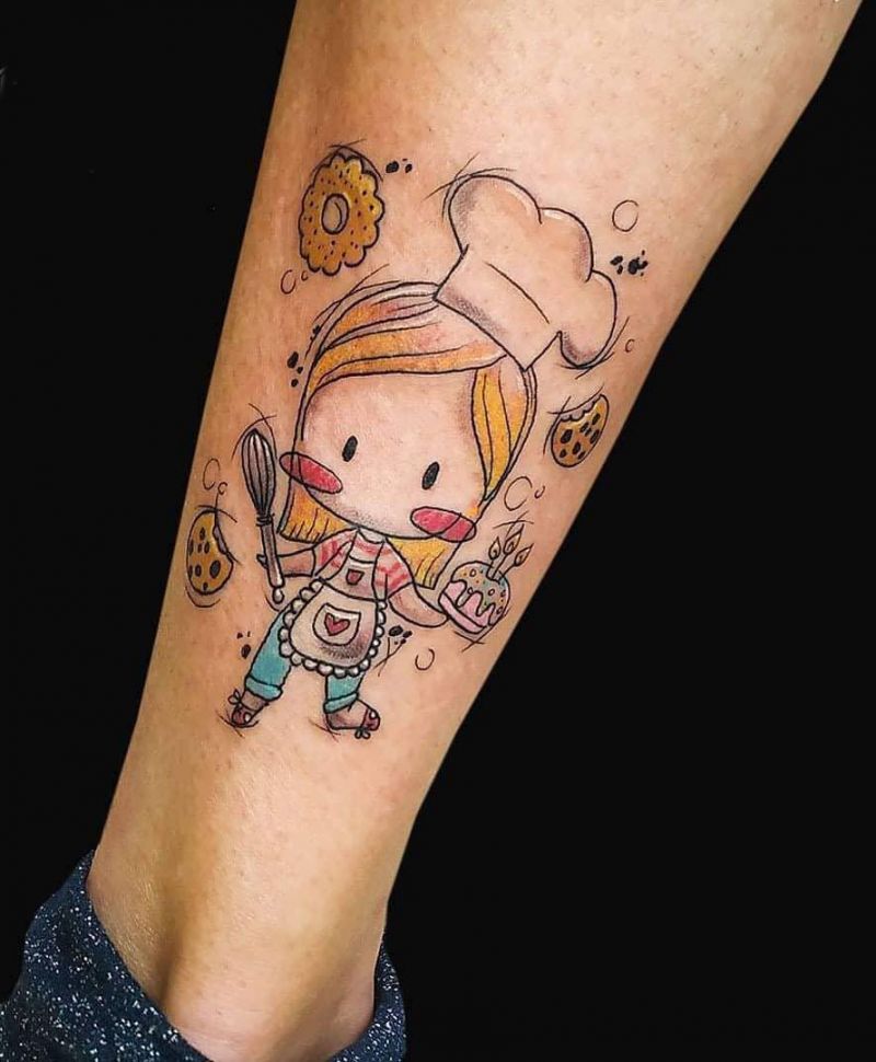 30 Perfect Kitchen Tattoos Make You Attractive