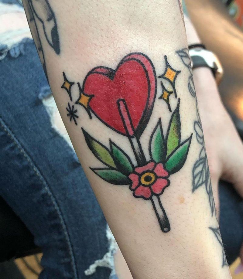 30 Pretty Lollipop Tattoos You Will Love