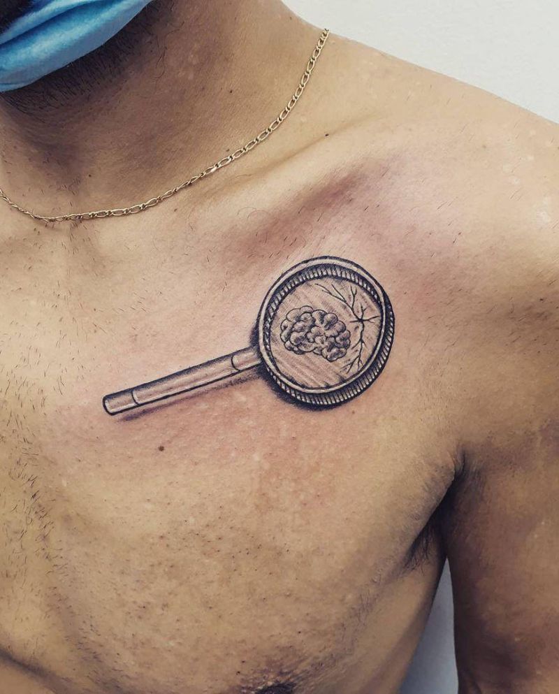 30 Perfect Magnifying Glass Tattoos Make You Attractive