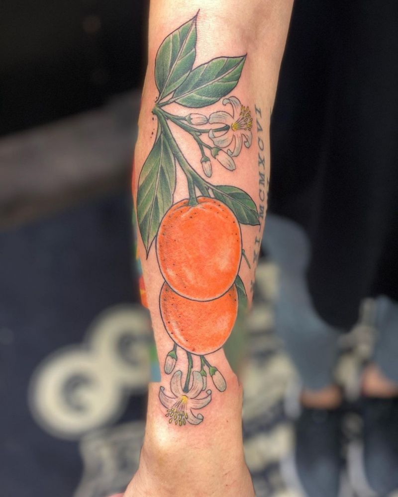 30 Pretty Orange Blossom Tattoos You Can Copy