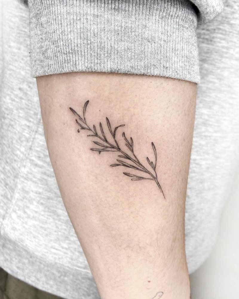 30 Gorgeous Rosemary Tattoos You Can Copy