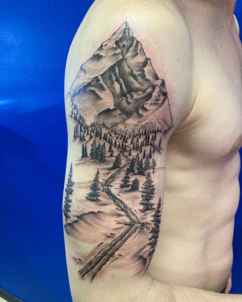 30 Pretty Skiing Tattoos You Must Try
