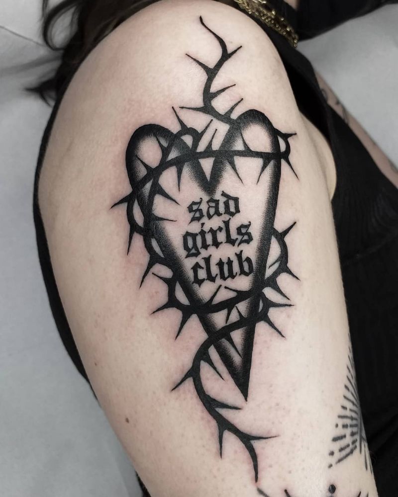 30 Pretty Thorn Tattoos You Need to Copy