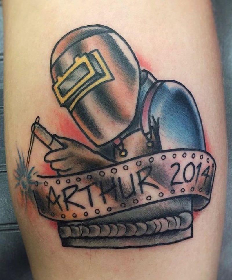 30 Pretty Welding Tattoos For Inspiration