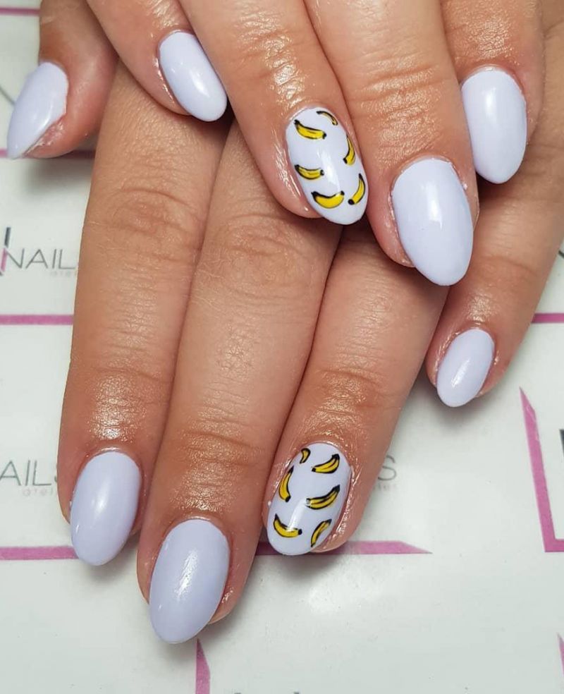 30 Stylish Banana Nail Art Designs You Can Copy