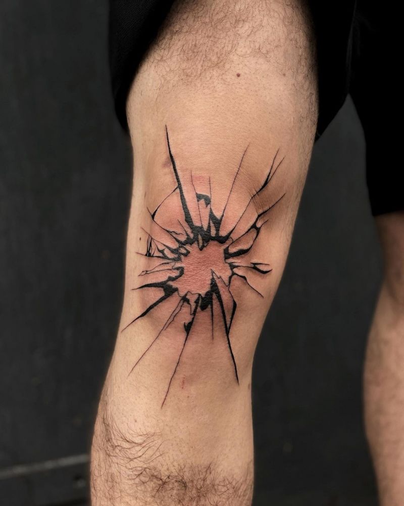 30 Pretty Broken Glass Tattoos You Need to Copy