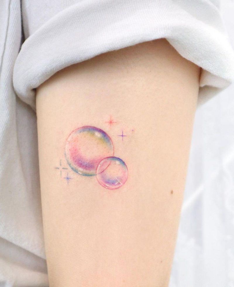 30 Pretty Bubble Tattoos You Will Love