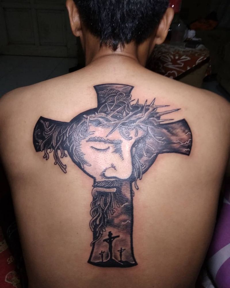 30 Perfect Jesus Cross Tattoos You Must Try