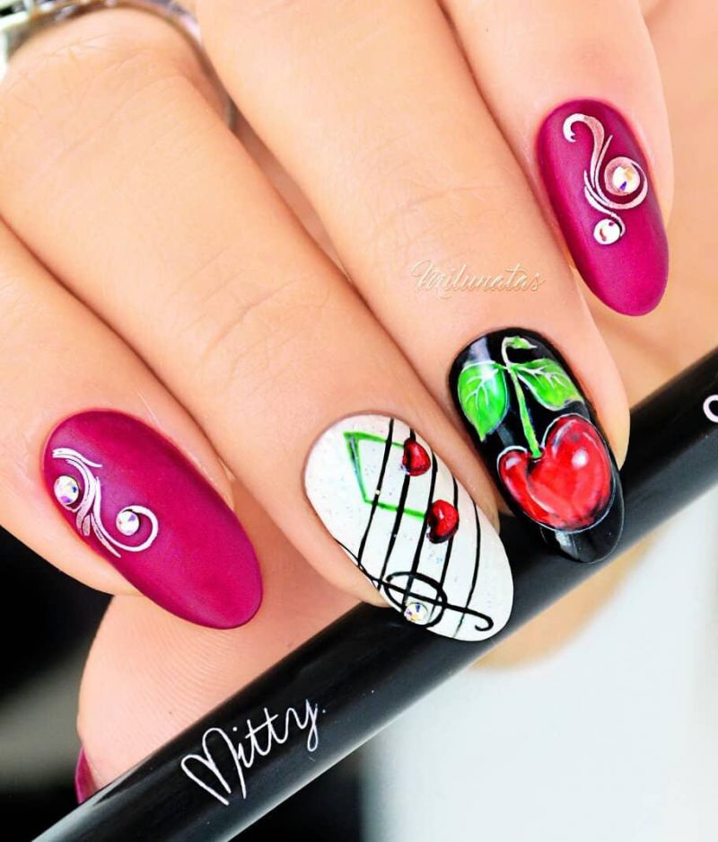 30 Gorgeous Music Nail Art Designs You Must Love