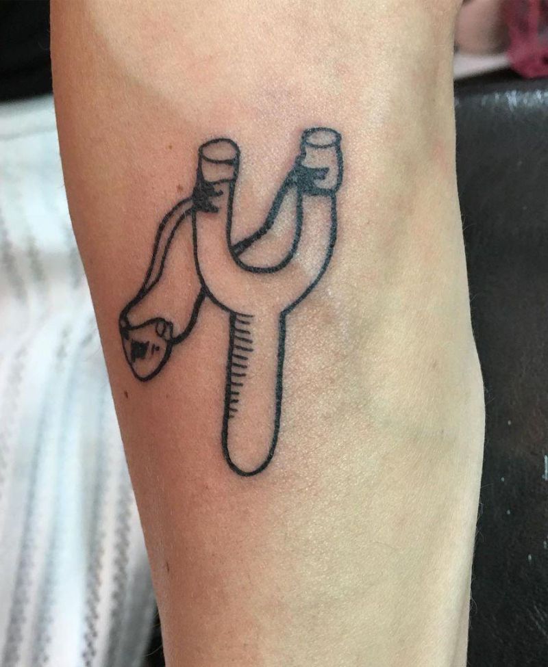 30 Perfect Slingshot Tattoos You Can Copy