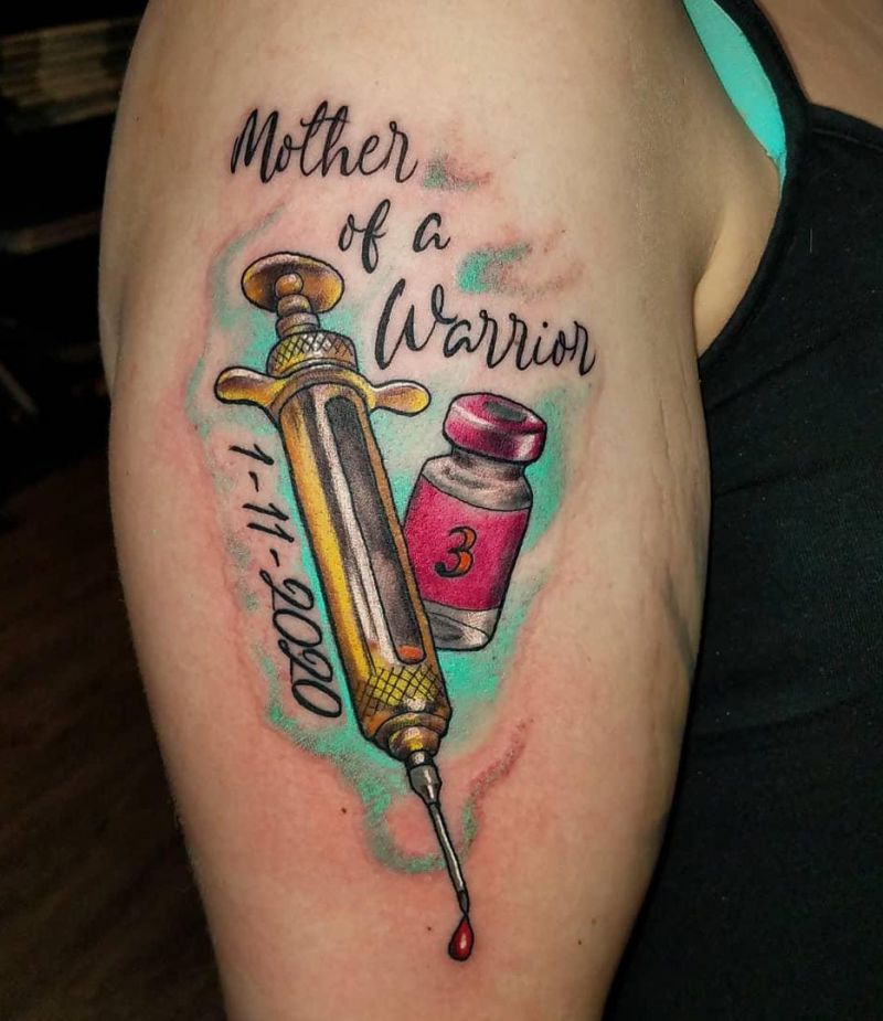 30 Pretty Syringe Tattoos You Will Love