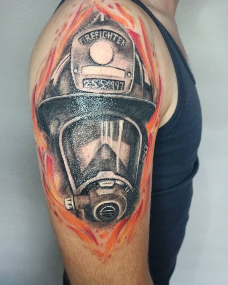 30 Pretty Firefighter Tattoos You Must Love