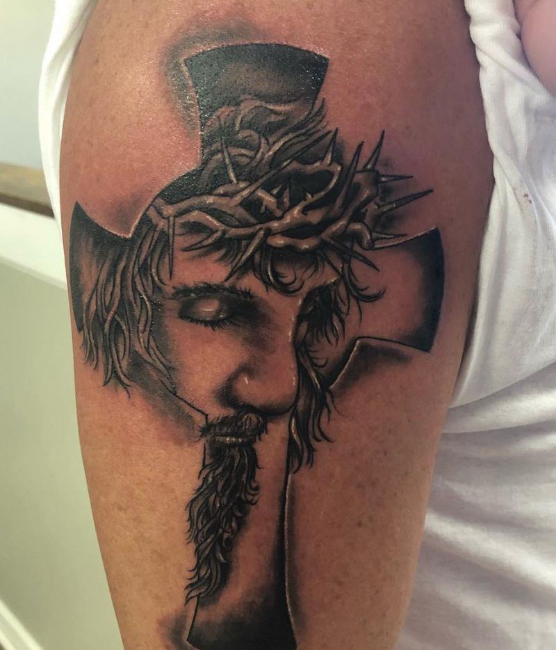 30 Perfect Jesus Cross Tattoos You Must Try