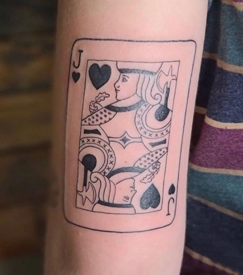 30 Pretty Playing Card Tattoos You Need to Copy