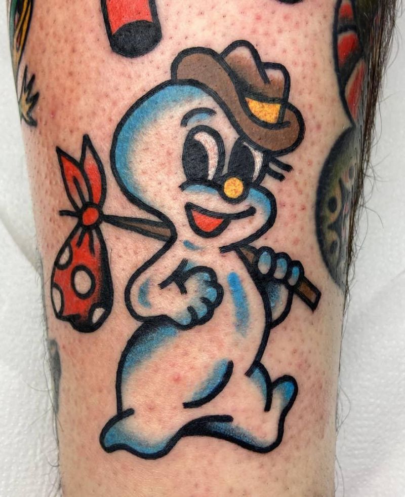 30 Cute Casper Tattoos You Must Love