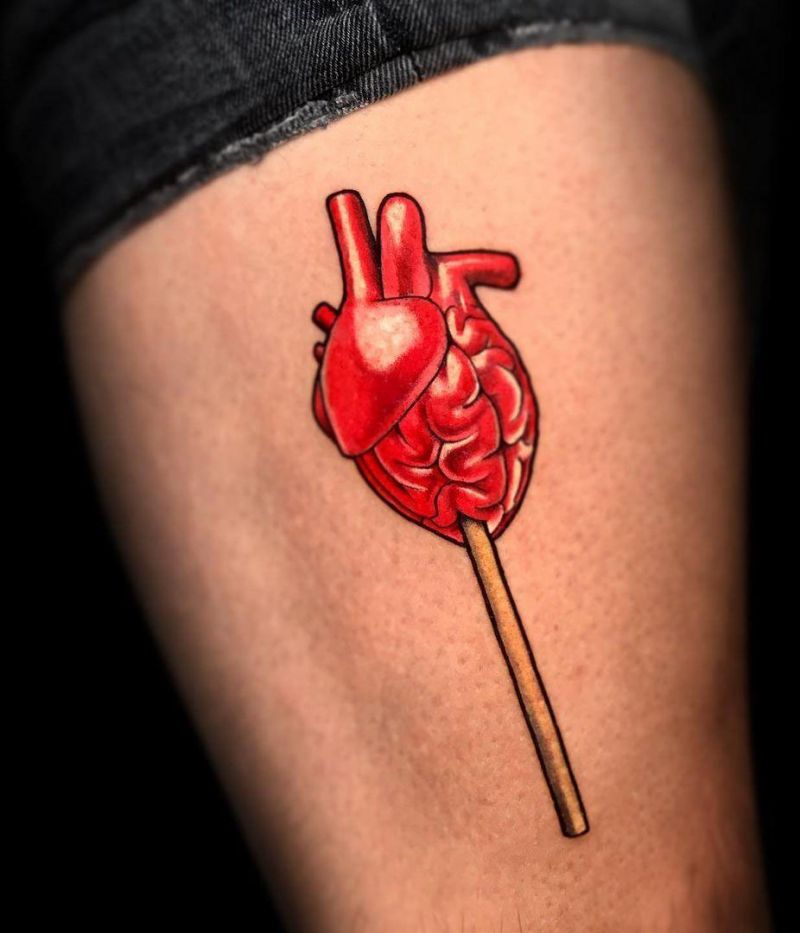 30 Pretty Lollipop Tattoos You Will Love