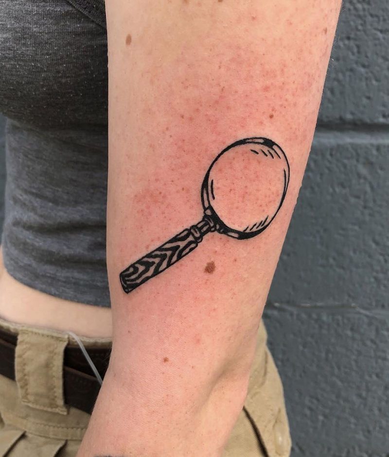 30 Perfect Magnifying Glass Tattoos Make You Attractive