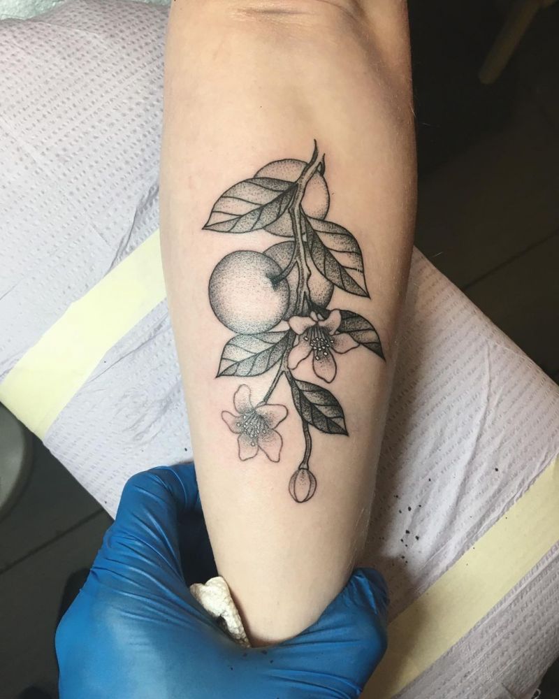 30 Pretty Orange Blossom Tattoos You Can Copy