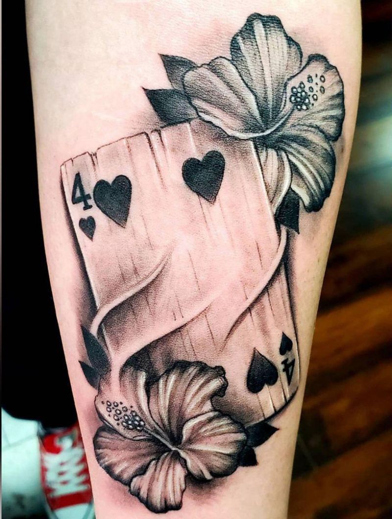 30 Pretty Playing Card Tattoos You Need to Copy