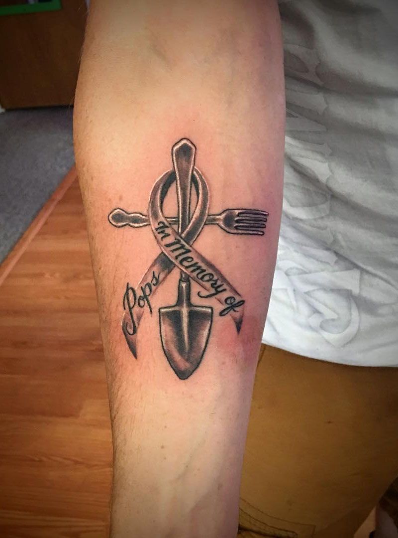 30 Perfect Shovel Tattoos You Must Love