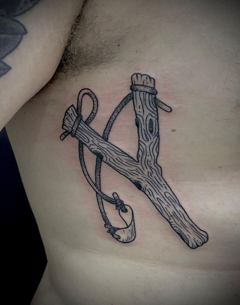 30 Perfect Slingshot Tattoos You Can Copy