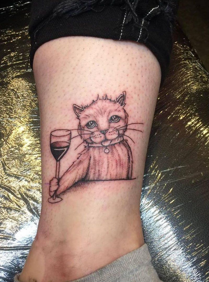 30 Pretty Wine Tattoos You Can Copy