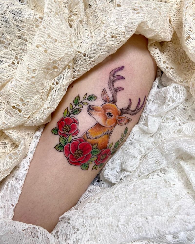 30 Pretty Camellia Tattoos You Must Love