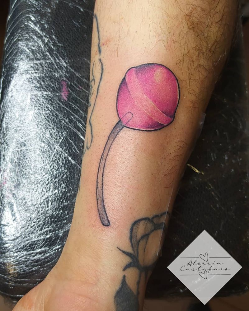 30 Pretty Lollipop Tattoos You Will Love