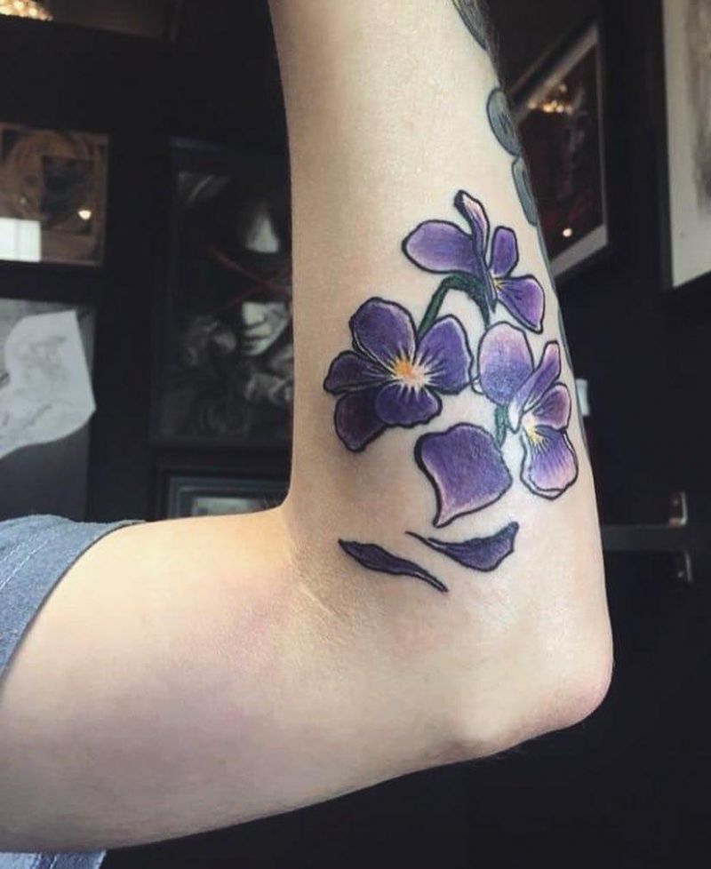 30 Pretty Violet Tattoos You Need to Copy