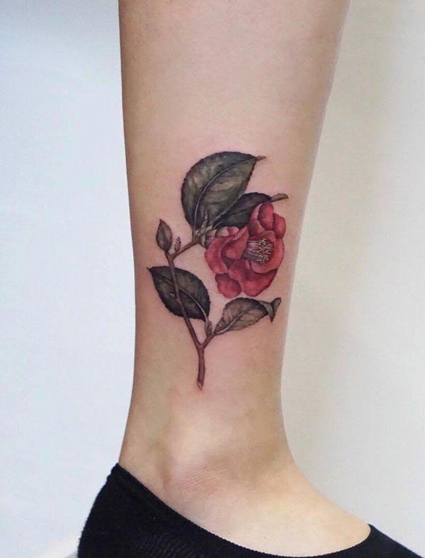 30 Pretty Camellia Tattoos You Must Love