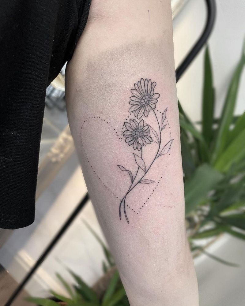 30 Pretty Daisy Tattoos You Will Love