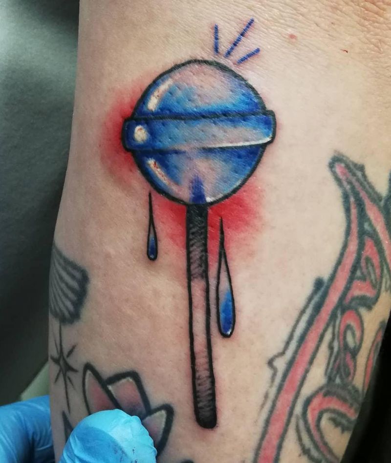 30 Pretty Lollipop Tattoos You Will Love