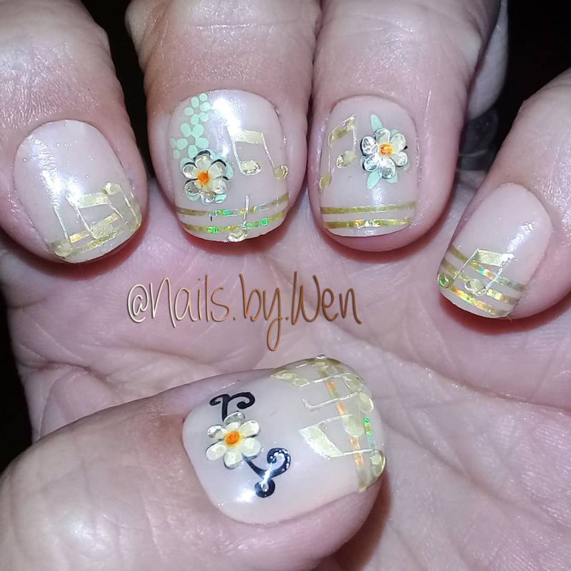 30 Gorgeous Music Nail Art Designs You Must Love