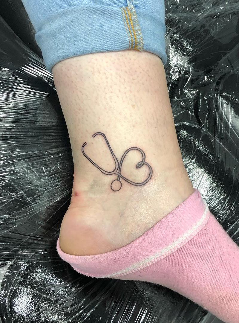 30 Pretty Stethoscope Tattoos You Can Copy