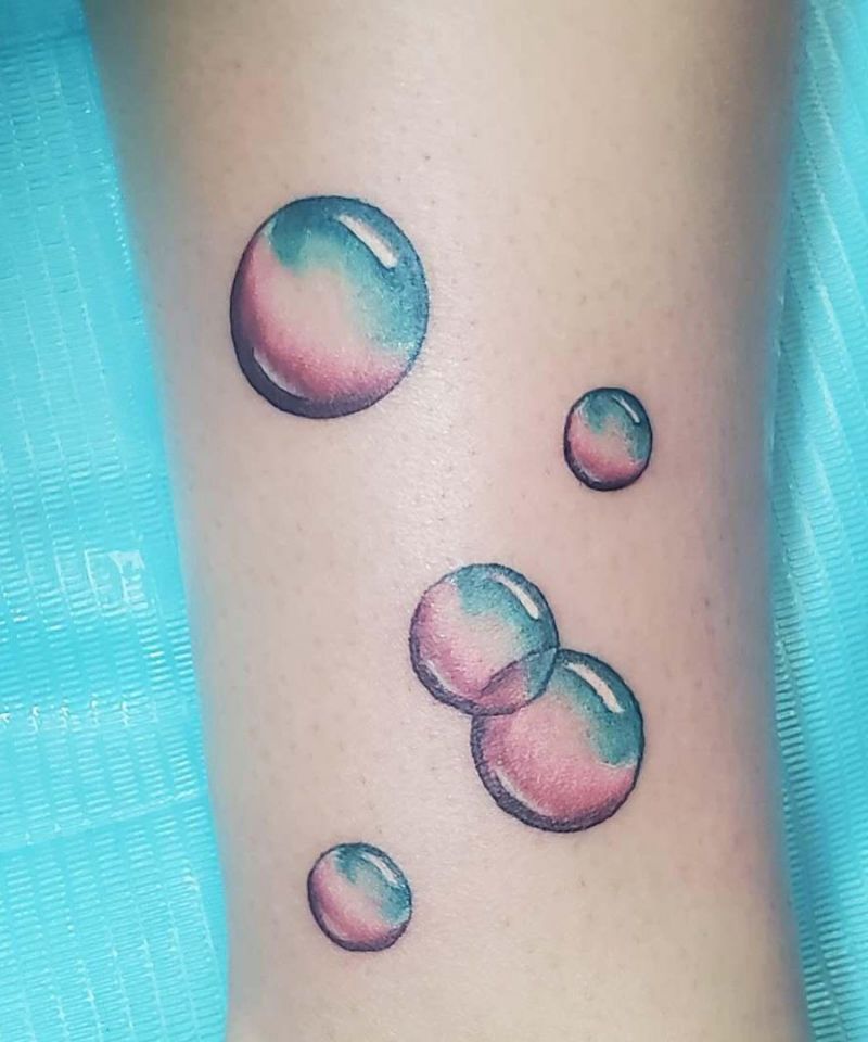 30 Pretty Bubble Tattoos You Will Love