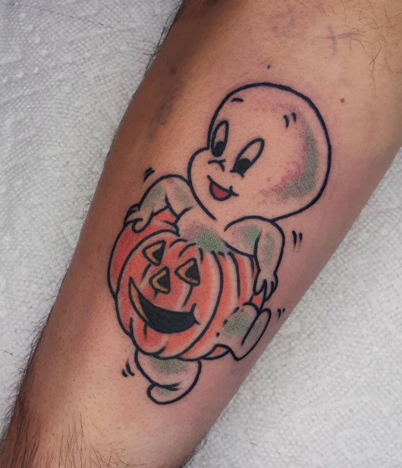 30 Cute Casper Tattoos You Must Love