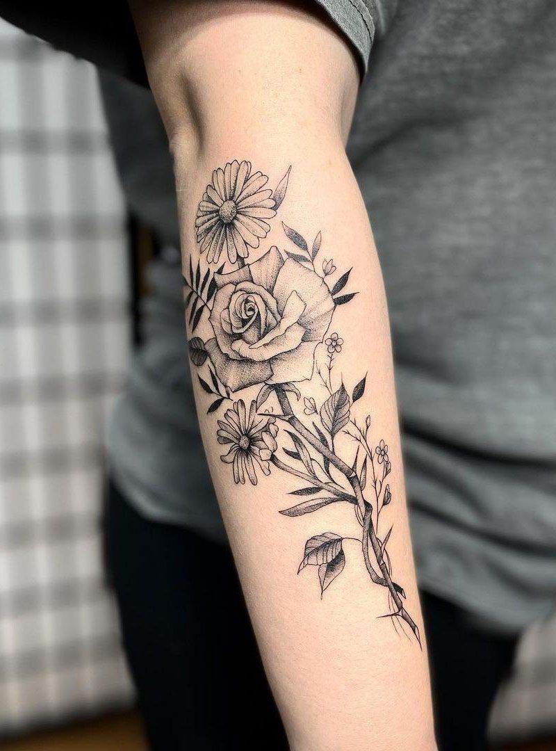 30 Pretty Daisy Tattoos You Will Love