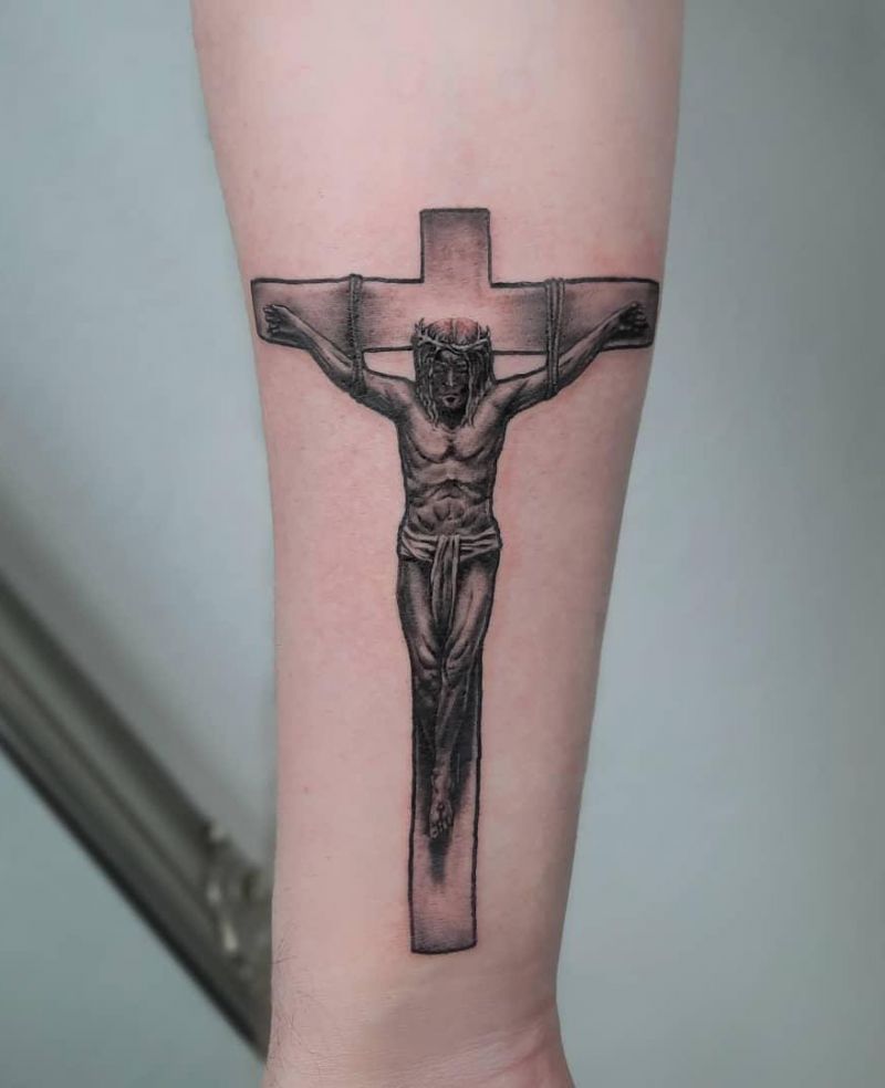 30 Perfect Jesus Cross Tattoos You Must Try