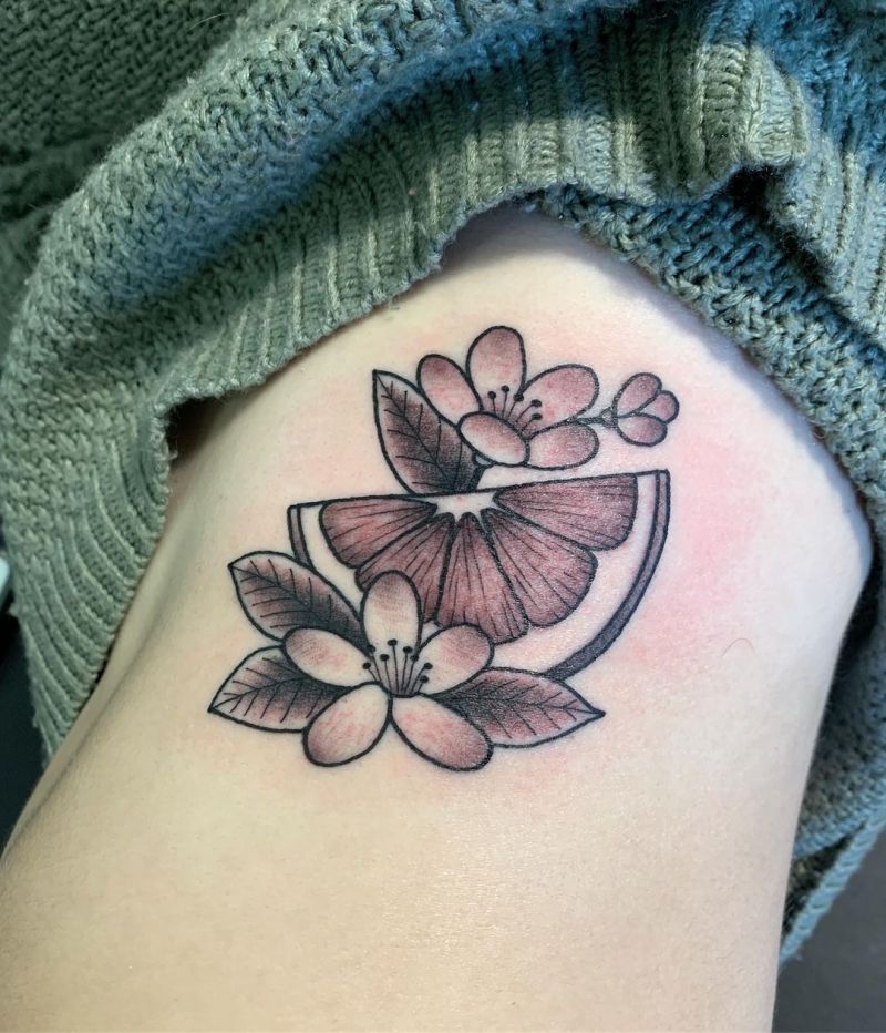 30 Pretty Orange Blossom Tattoos You Can Copy