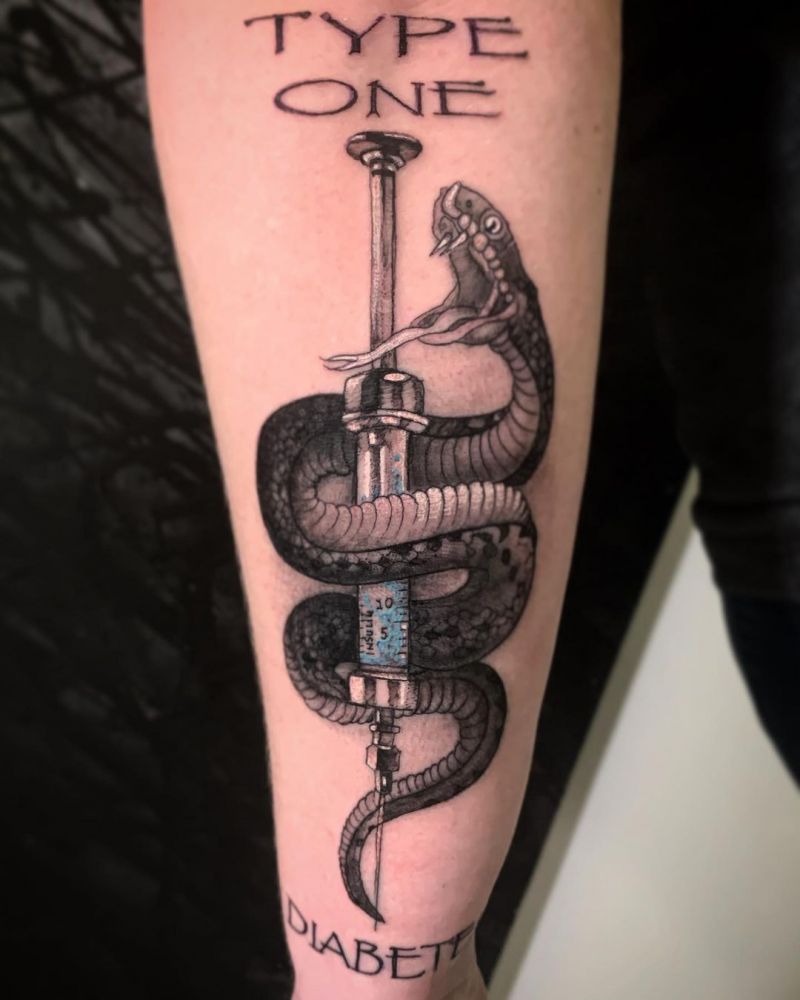 30 Pretty Syringe Tattoos You Will Love