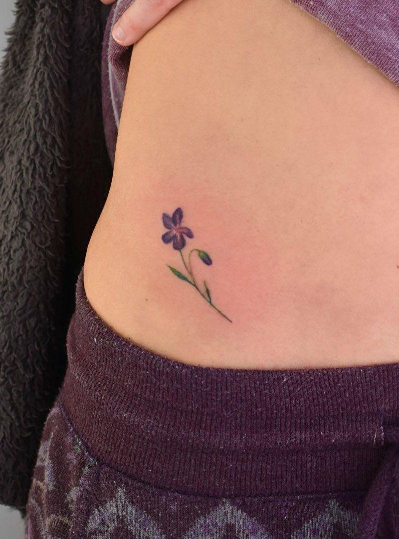 30 Pretty Violet Tattoos You Need to Copy