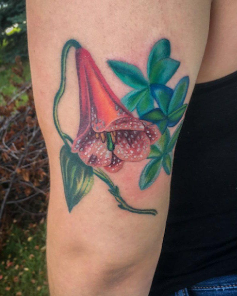 30 Great Bellflower Tattoos to Inspire You