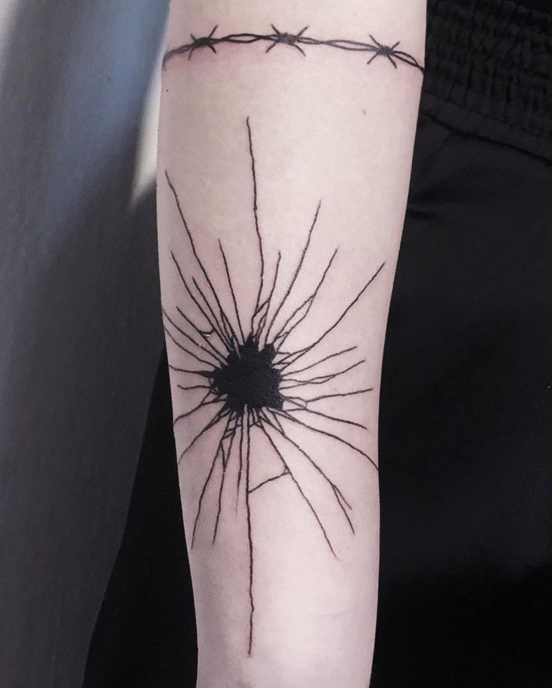 30 Pretty Broken Glass Tattoos You Need to Copy