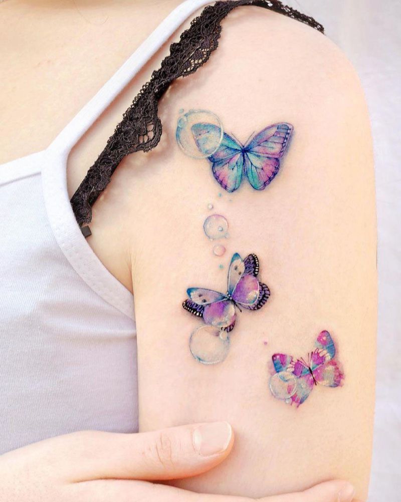 30 Pretty Bubble Tattoos You Will Love